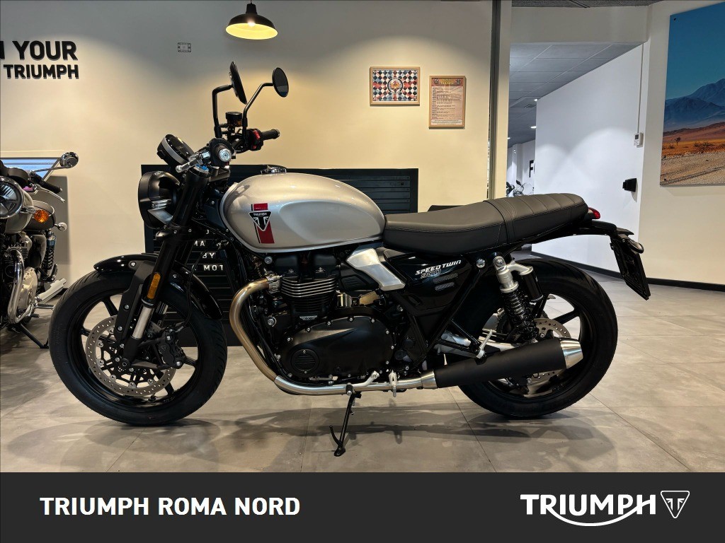 TRIUMPH Speed Twin 900 Pure White/Blue/Orange Abs