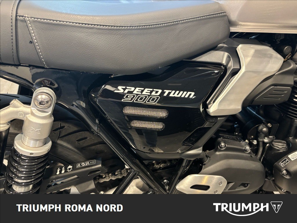 TRIUMPH Speed Twin 900 Pure White/Blue/Orange Abs