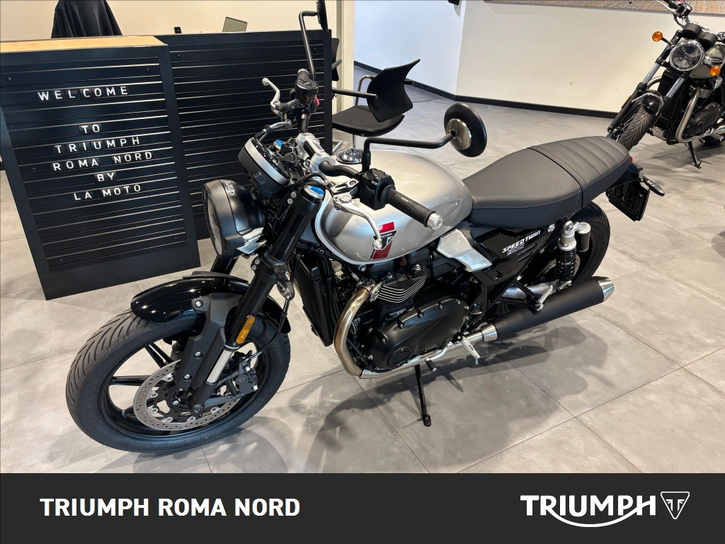 TRIUMPH Speed Twin 900 Pure White/Blue/Orange Abs