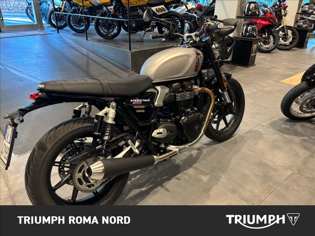 TRIUMPH Speed Twin 900 Pure White/Blue/Orange Abs